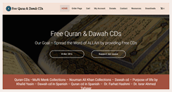 Desktop Screenshot of freequrancds.com